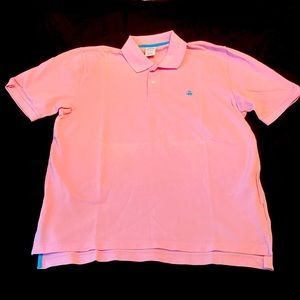 Brooks Brothers Pink Short-Sleeve Polo Shirt - Sz L